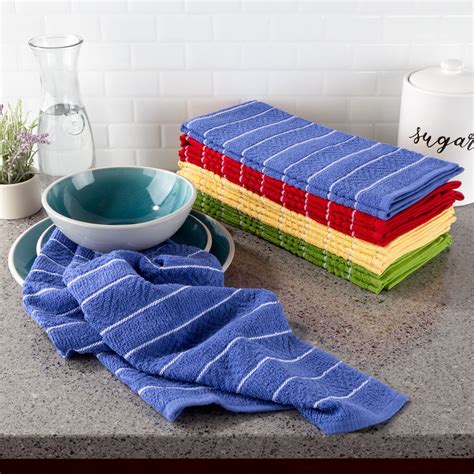 The Mainstays 18-piece solid white kitchen towels are super absorbent and durable. . Walmart kitchen towels